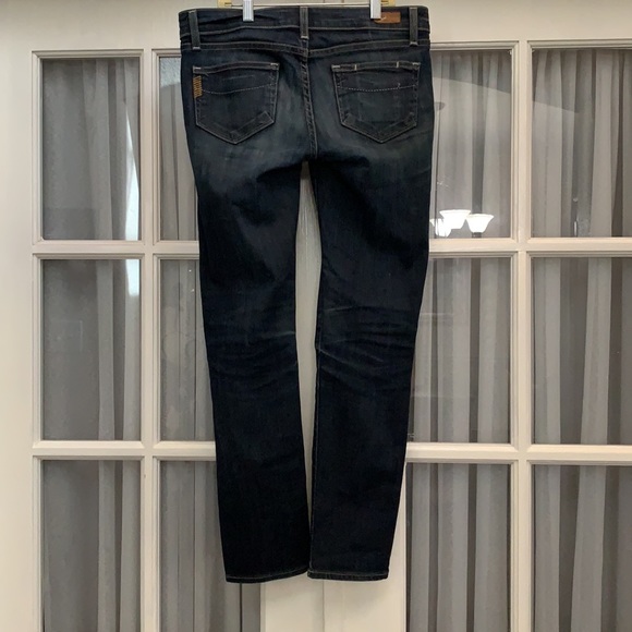 Paige Skyline Ankle Peg dark wash stretch jeans - Picture 4 of 17